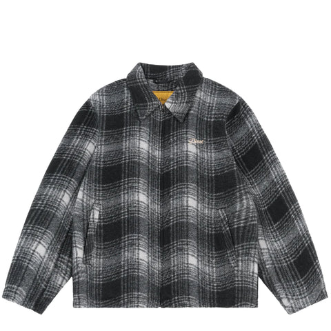 WAVE PLAID JACKET Charcoal