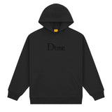 Classic Chenille Logo Hoodie  Black