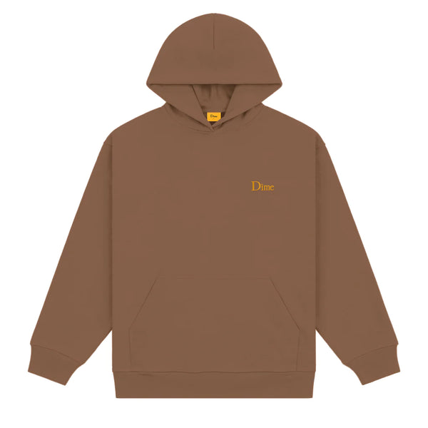 Classic Small Logo Hoodie Brown