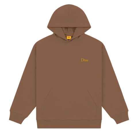 Classic Small Logo Hoodie Brown