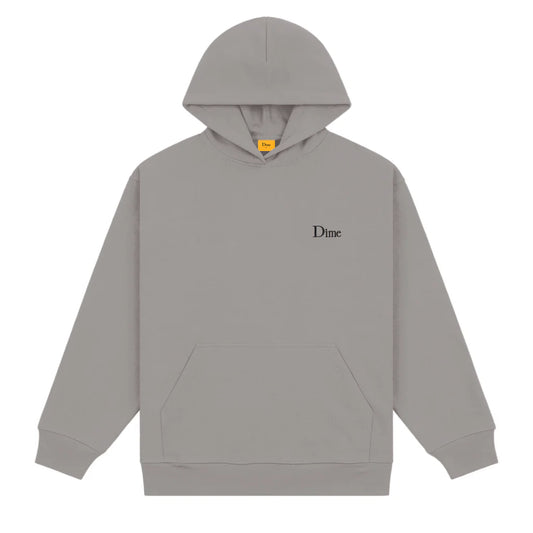 Classic Small Logo Hoodie  Charcoal