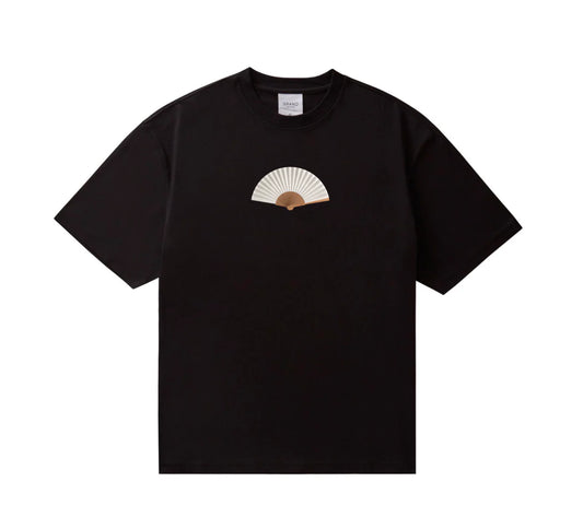 HAND FAN TEE BLACK
