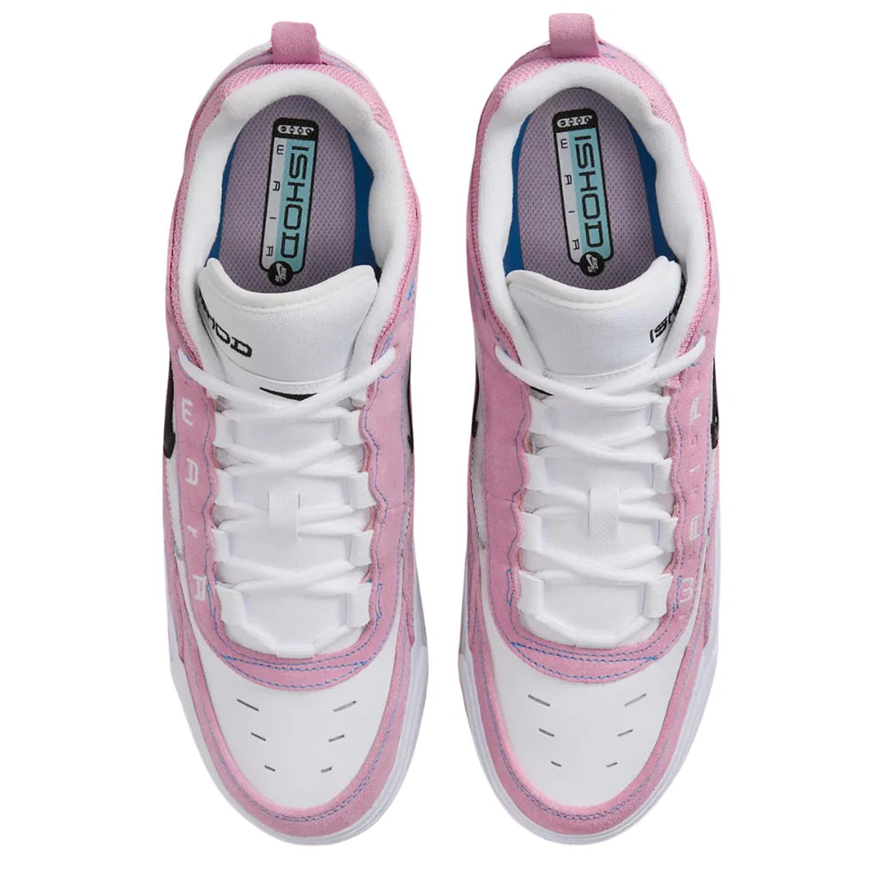 NIKE AIR MAX ISHOD PINK FOAM BLACK WHITE LT PHOTO BLUE