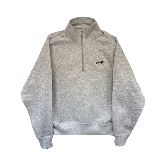 Adrift Classic Quarter Zip Grey