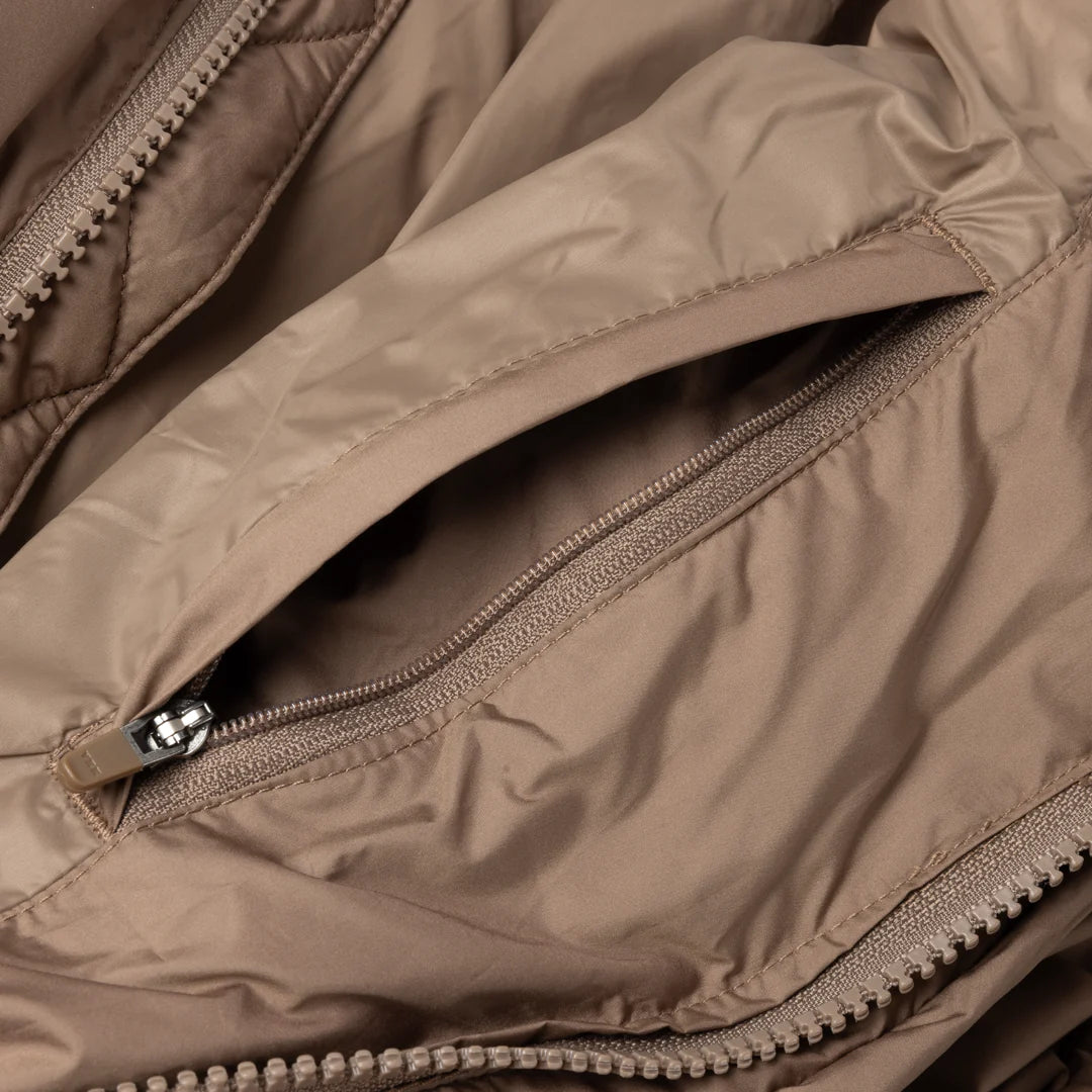 Pleated Puffer Bronze