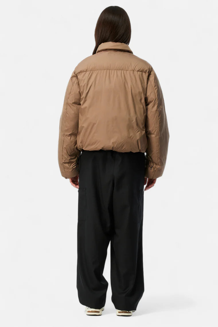 Pleated Puffer Bronze