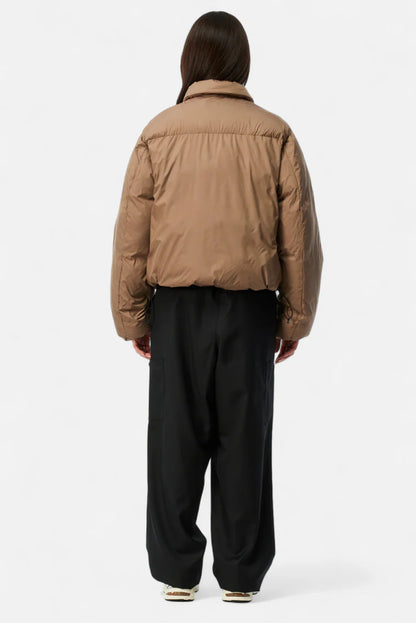 Pleated Puffer Bronze