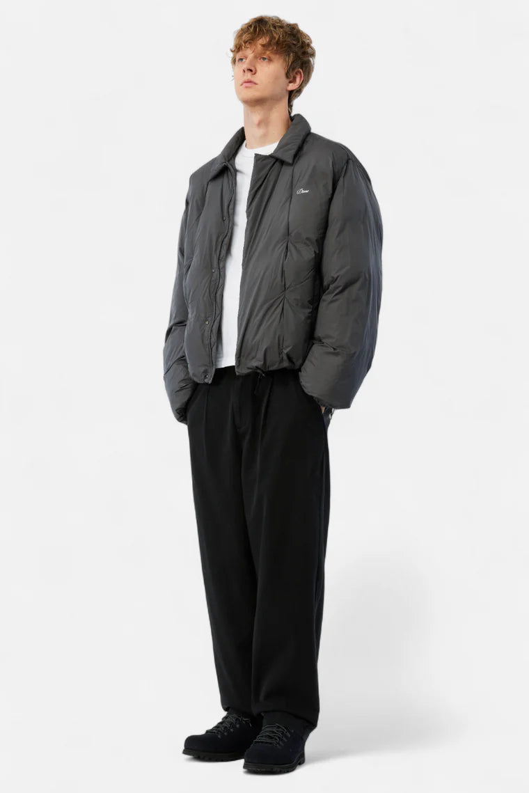 Pleated Puffer Charcoal