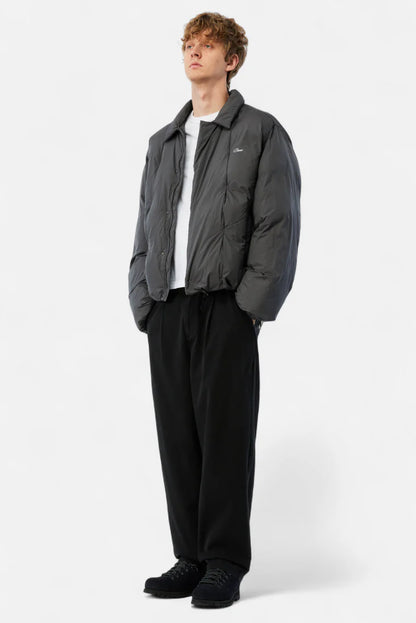 Pleated Puffer Charcoal