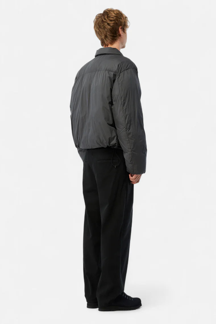Pleated Puffer Charcoal