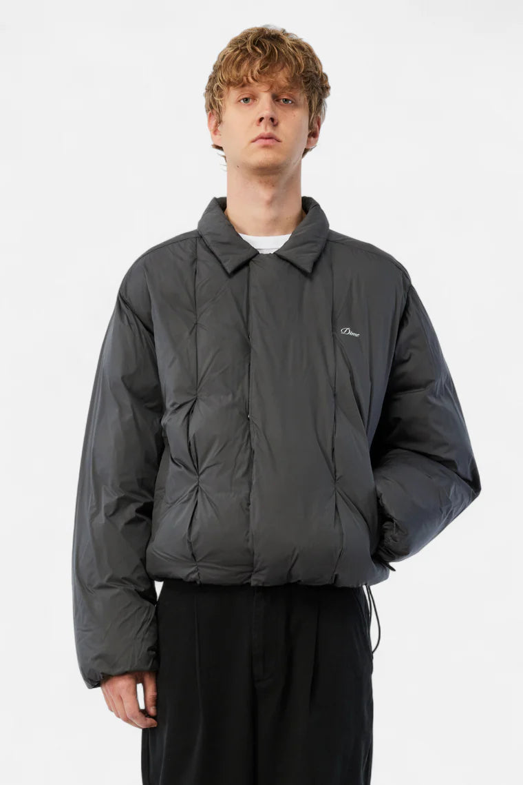 Pleated Puffer Charcoal