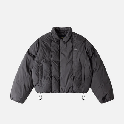 Pleated Puffer Charcoal