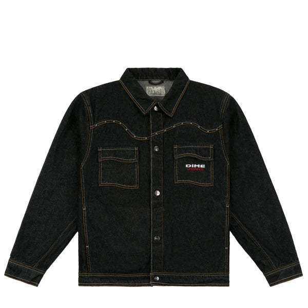 Denim Western Jacket Black washed