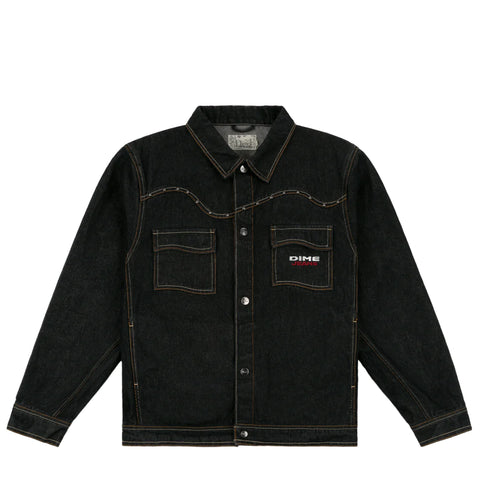 Denim Western Jacket Black washed