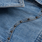 Denim Western Jacket Light blue washed
