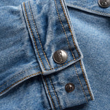 Denim Western Jacket Light blue washed