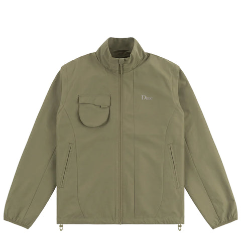 Hiking Zip Off Sleeves Jacket Olive Green