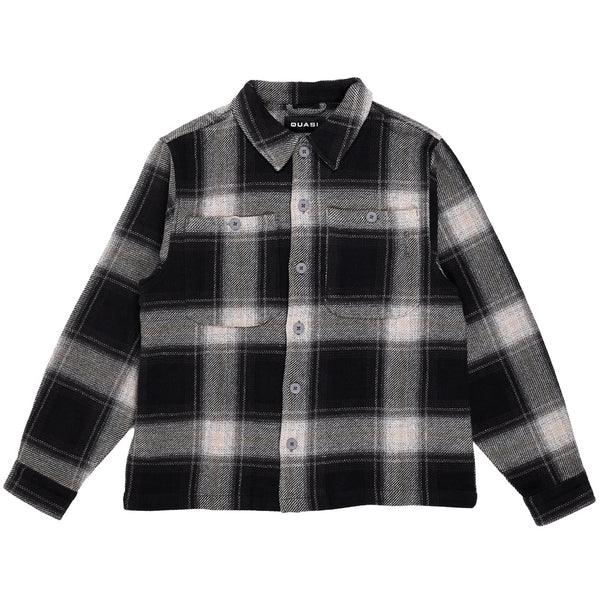 Maar Long Sleeve Button Up Shirt Gravel