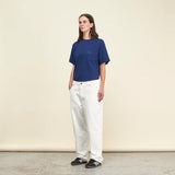 Relaxed Denim Pants Off White