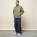 Hiking Zip Off Sleeves Jacket Olive Green
