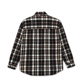 BIG BOY OVERSHIRT FLANNEL BLACK CLOUD WHITE RED