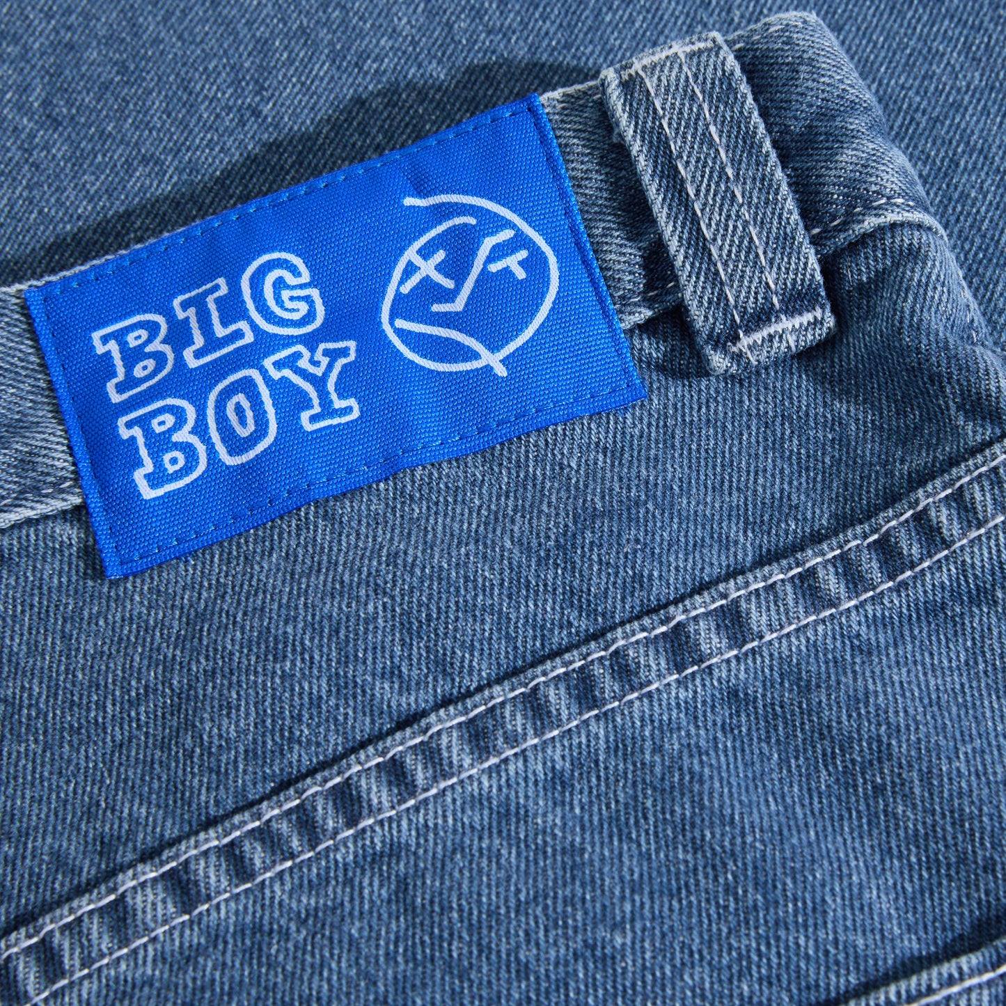 Big Boy Work Pants Blue Wash