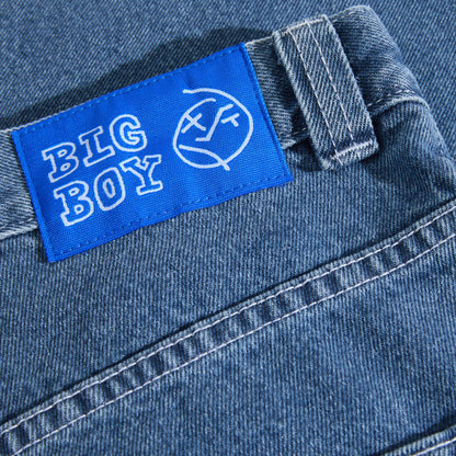 Big Boy Work Pants Blue Wash