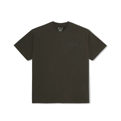 STROKE LOGO TEE DIRTY BLACK