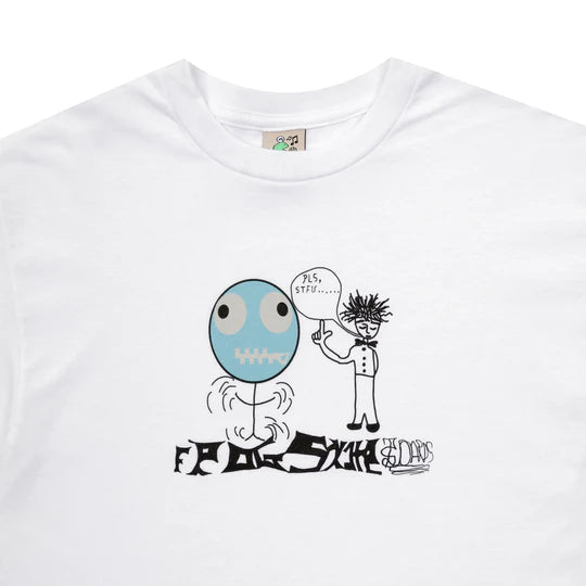 Quiet Frog Logo Tee White