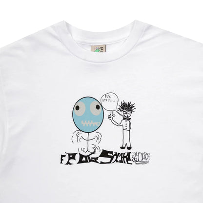 Quiet Frog Logo Tee White