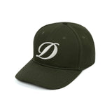 Cursive D Baseball Cap Forest