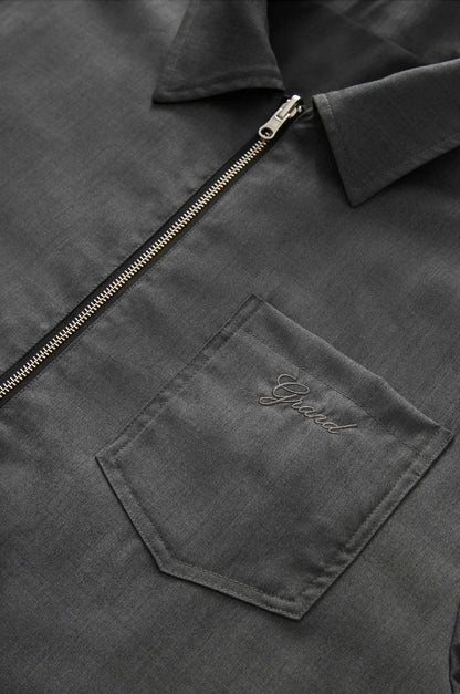 REVERSIBLE WOOL OVERSHIRT