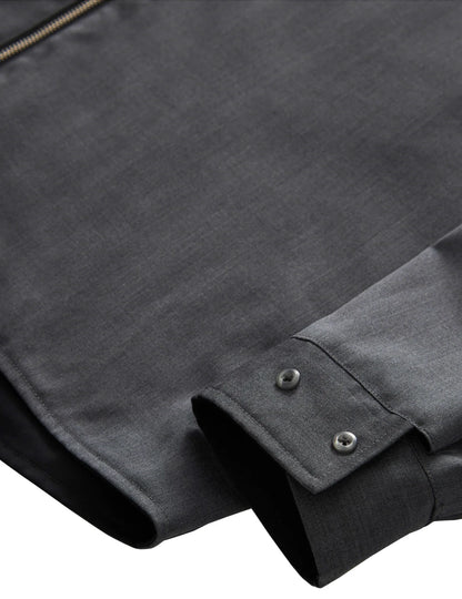 REVERSIBLE WOOL OVERSHIRT