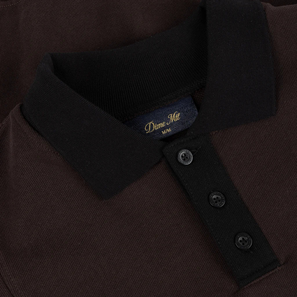 French Terry Rugby Brown