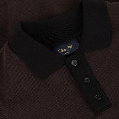 French Terry Rugby Brown