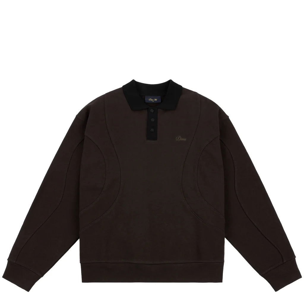 French Terry Rugby Brown