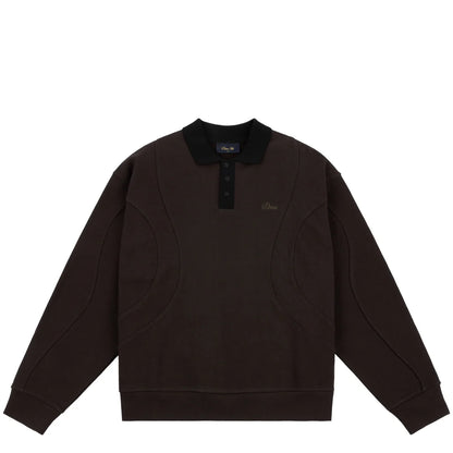 French Terry Rugby Brown