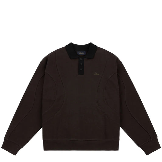 French Terry Rugby Brown