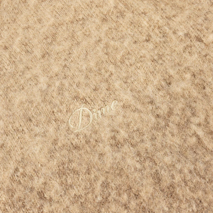 Mohair Double Zip Knit  Camel