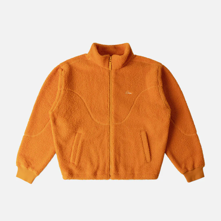 Polar Fleece Sherpa Zip Orange