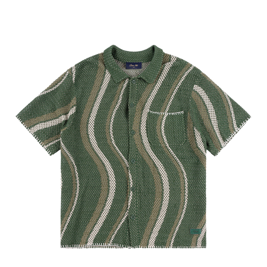 SOLEIL BUTTON UP KNIT GREEN