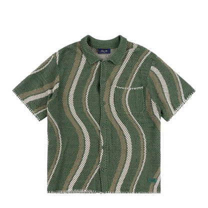 SOLEIL BUTTON UP KNIT GREEN