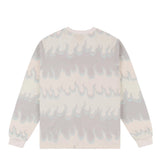 Space Flame LS Shirt White