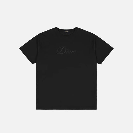 Cursive T-Shirt  Black