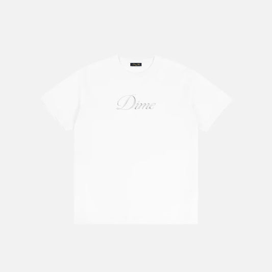 Cursive T-Shirt  White