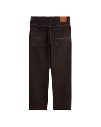 Skate Check-5 Loose Denim Trousers After Dark Brown