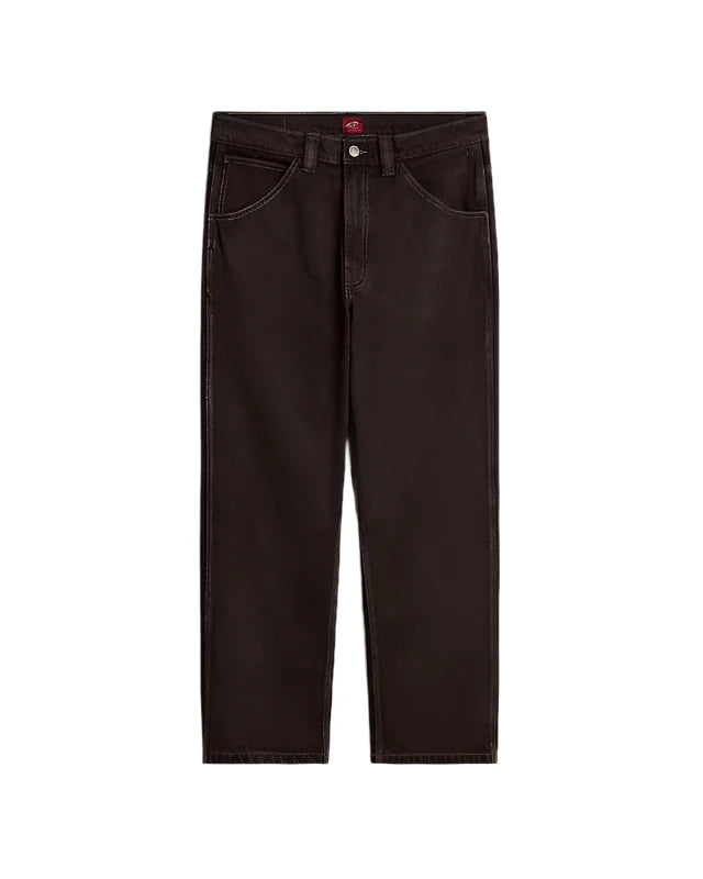 Skate Check-5 Loose Denim Trousers After Dark Brown
