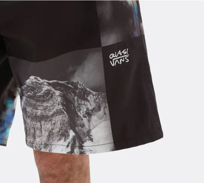 VANS X QUASI WINDOW ELASTIC WAIST SHORT BLACK