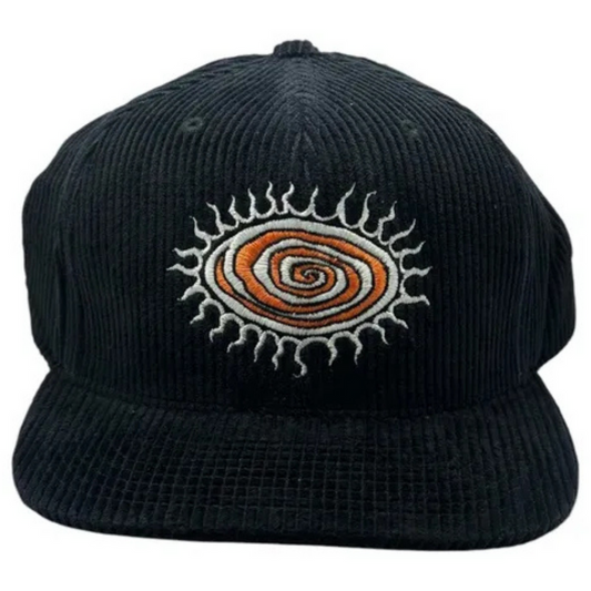 Sun Swirl Snapback Black