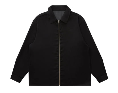 REVERSIBLE WOOL OVERSHIRT